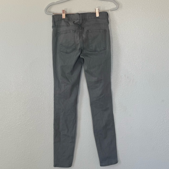 2 FOR $25 Frame Le Skinny de Jeanne Gray Skinny Jeans Low Rise Destroyed 25 x 29 - Picture 4 of 10